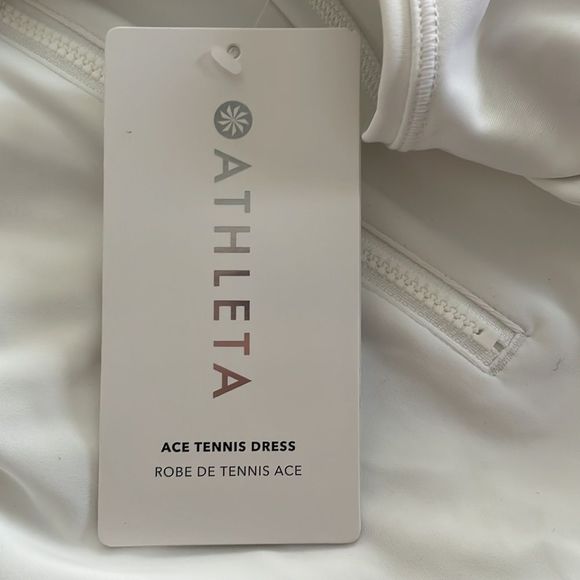 ATHLETA Ace Tennis Dress, White, Size 2X, 988538 - Picture 8 of 12